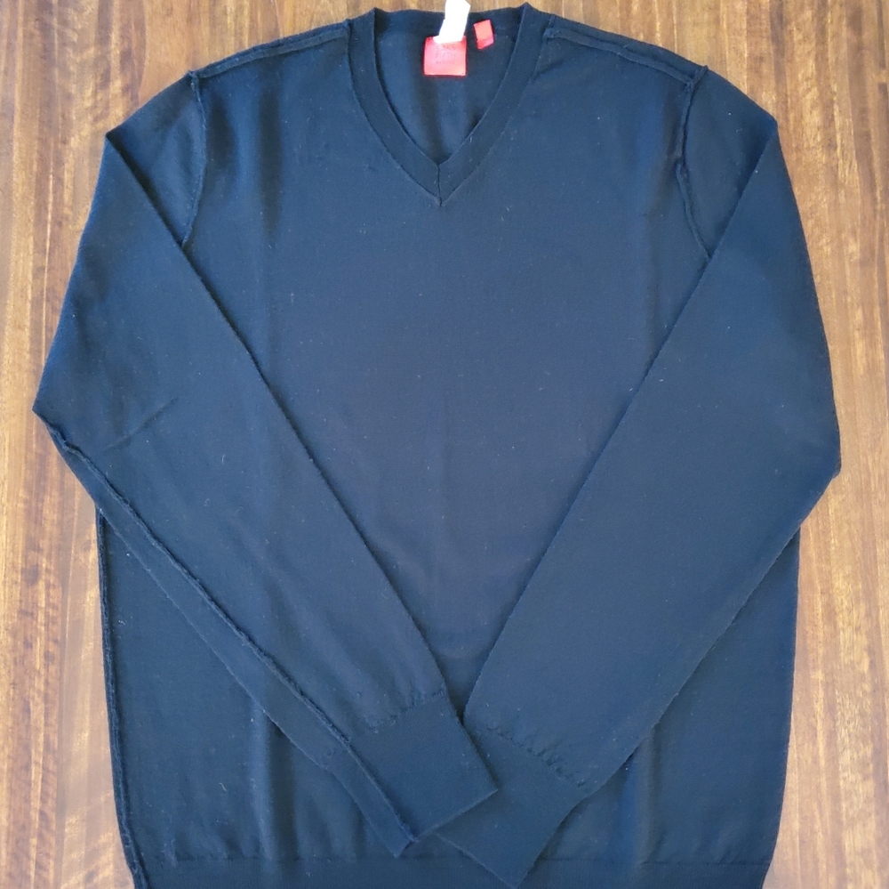 Saks 5th Avenue 100% Merino Pull over Sweater Sz Medium